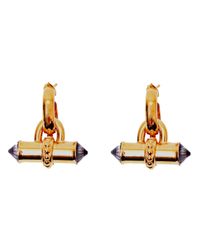Scott Wilson | Metallic Barrel Earrings | Lyst