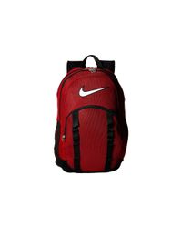 nike mesh backpack red
