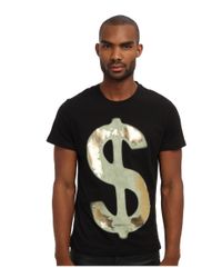 Versace Jeans Black Print Dinero Tee for men