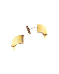 Lulu Frost - Metallic Cleo Stud - Lyst