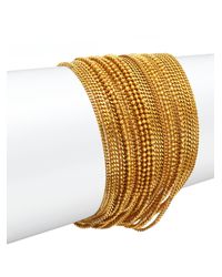 Erickson Beamon | Metallic Velvet Underground Multi-strand Chain Bracelet | Lyst