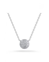 Dana Rebecca | Metallic Lauren Joy Mini Necklace In White Gold | Lyst