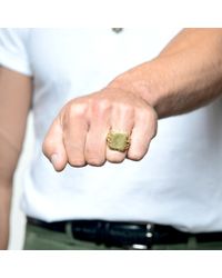 Lulu Frost - Metallic G. Frost Bravery Signet Ring for Men - Lyst