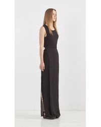 sleeveless wrap dress agence lyst sold browse stores