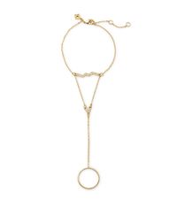 Rebecca Minkoff | Metallic Geometric Handchain | Lyst