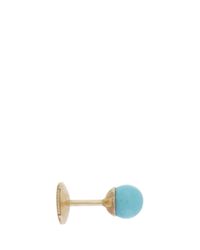 Yvonne Léon | Metallic Turquoise Stud Earring | Lyst