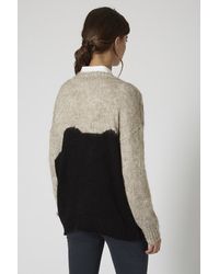 topshop teddy bear jumper