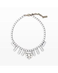 Club Monaco | White Radà Statement Necklace | Lyst