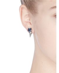 Joomi Lim | Blue 'vicious Love' Crystal Spike Drop Earrings | Lyst