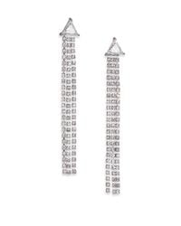 ABS By Allen Schwartz | Metallic Dark & Stormy Trillion Cascade Ear Jacket & Stud Earrings Set | Lyst