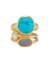 Melinda Maria - Blue Courtney Ring - Lyst