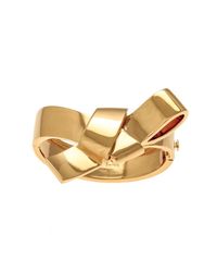 Lara Bohinc | Metallic Gold Knot Cuff | Lyst