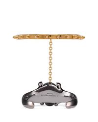 Alexander McQueen | Multicolor Plexiglas Claw Skull Cuff And Stud Bangle | Lyst
