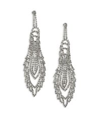 ABS By Allen Schwartz | Metallic Mixers Chandelier Earrings | Lyst
