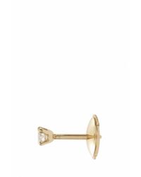 Yvonne Léon | Metallic Diamond Stud Earring | Lyst