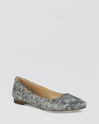 cole haan vail pointed toe skimmer flat