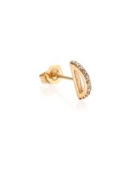 Phyne By Paige Novick | Metallic Cara Diamond & 14k Yellow Gold Single Stud Earring | Lyst