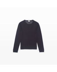 Club Monaco | Black Cashmere Silk Crew for Men | Lyst