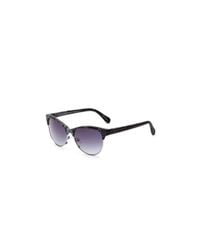 Diane von Furstenberg | Black Lena Cat Eye Sunglasses | Lyst
