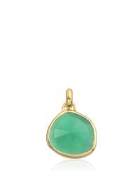 Monica Vinader | Green Siren Bezel Pendant | Lyst