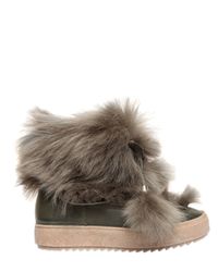 Emilio Pucci | Natural Lamb Fur & Leather Snow Boots | Lyst