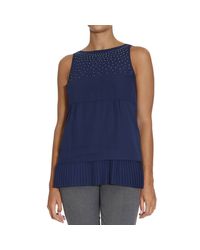 Patrizia Pepe | Blue Top | Lyst
