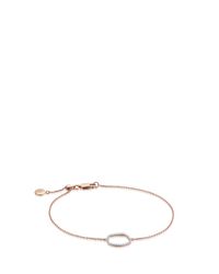 Monica Vinader | Metallic Riva Diamond Hoop Bracelet | Lyst
