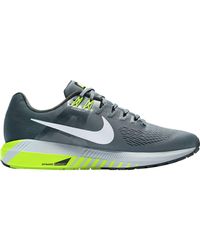 Nike Gray Air Zoom Structure 21 Running Shoe for men