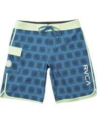 RVCA Blue Eastern 20in Swim Trunk for men