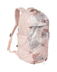 the north face backpack pink