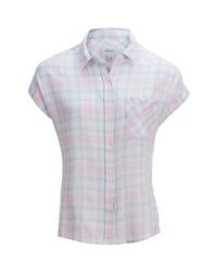 Rails White Whitney Short-sleeve Button Up