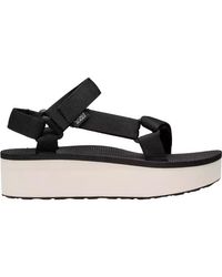 Teva Synthetic Flatform Universal Sandal in Black/Tan (Black) - Lyst