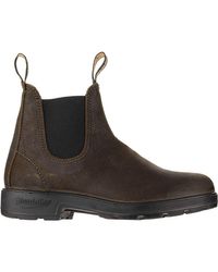 blundstone green suede