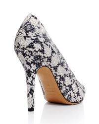 Isabel Marant | White Prissy Snakeskin Point Pump | Lyst