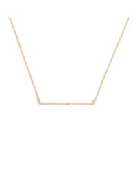 J.Crew | Metallic Gabriela Artigas 14k Gold Bar And White Diamond Necklace | Lyst
