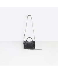balenciaga classic city mini leather shoulder bag
