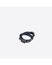 Balenciaga | Blue Classic Bracelet Triple Tour | Lyst