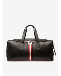 bally leather duffle bag