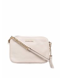 Borsa nera tote con ciondolo logo Michael Kors | Ratti Boutique