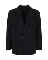 Homme Plissé Issey Miyake Tailored Jacket Clothing in Black for