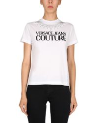 Versace Jeans Couture T-shirts for Women - Up to 74% off at Lyst.com