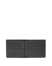grainy leather international bifold wallet