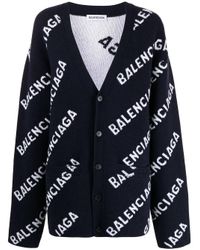 Balenciaga Sweaters Blue