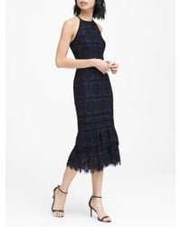 banana republic lace dress
