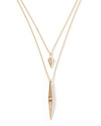 Banana Republic Metallic St. Germain Built In Necklace