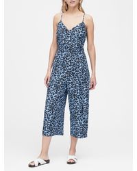 banana republic leopard jumpsuit