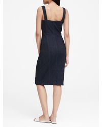 denim sheath dress banana republic