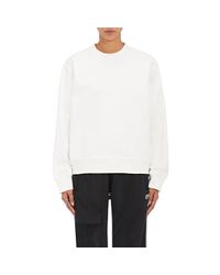 Alexander Wang White Cotton French Terry Sweatshirt