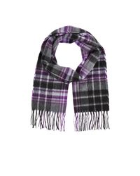 Barneys New York Gray Plaid Cashmere Scarf for men