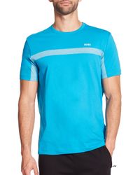 Saks Fifth Avenue | Blue Boss Green Graphic Logo Tee for Men | Lyst